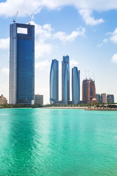 Panorama di Abu Dhabi, EAU — Foto Stock