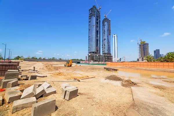 Construcción de la constucción en Abu Dhabi —  Fotos de Stock