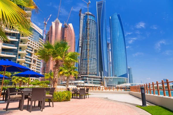 Paisajes de la ciudad de Abu Dhabi —  Fotos de Stock
