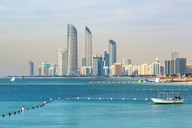 abu dhabi, Birleşik Arap Emirlikleri başkenti Panoraması