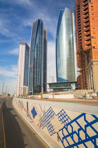 Etihad Towers buildings in Abu Dhabi, UAE — Stock Photo, Image