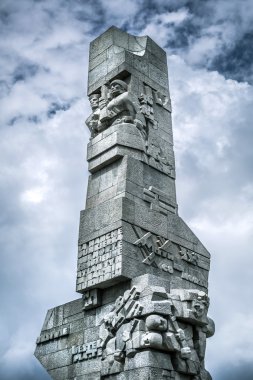 Westerplatte anıt anısına Lehçe savunucuları