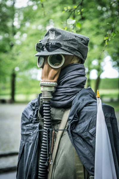 Kriegsbekleidung aus dem zweiten Weltkrieg auf der historischen Halbinsel Westplatte — Stockfoto