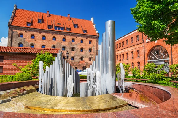 Fachada da Filarmônica do Báltico em Gdansk — Fotografia de Stock