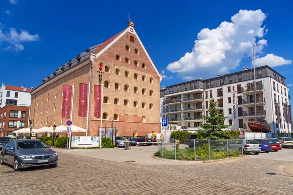 Hotel Gdaňsk ve starém městě Gdaňsku, Polsko — Stock fotografie