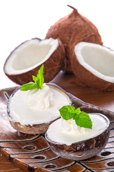 Kokosové zmrzliny — Stock fotografie