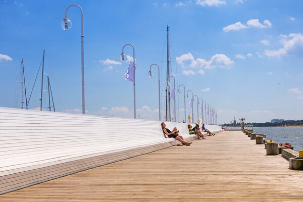 Персоналии: Сопот-моло в Балтийском море, Польша
