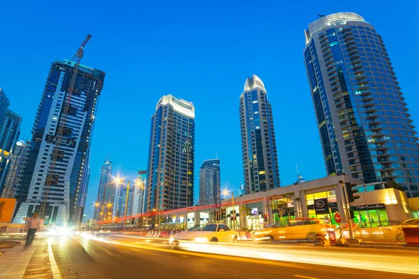 Paysage urbain de Dubai Marina — Photo