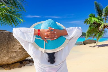 tropik tatil günlerinde deniz rahatlatıcı