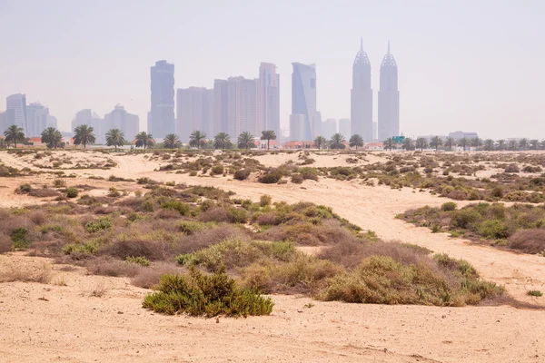 Písečné scenérie od dubai jumeirah Beach — Stock fotografie