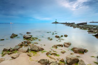 Baltık Denizi güzel plaj