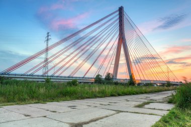 Gdansk kaldı kablo Köprüsü