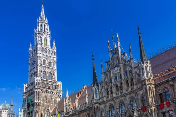 Die neue Rathausarchitektur in München — Stockfoto