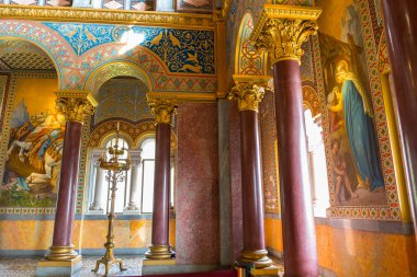 neuschwanstein Şatosu Almanya'da iç