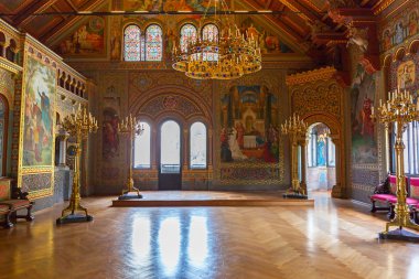 neuschwanstein Şatosu Almanya'da iç
