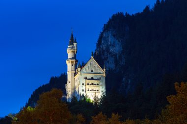Neuschwanstein Şatosu, gece