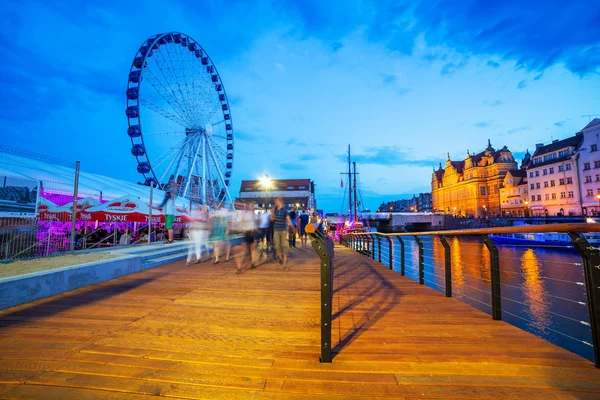 Rueda de la fortuna en Gdansk —  Fotos de Stock