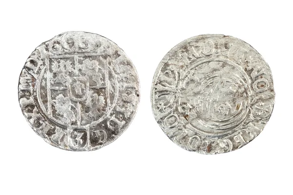 Poltorak - siver mynt från Polen — Stockfoto