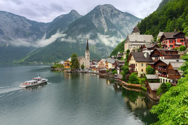 Miejscowości Hallstatt w Austrii — Zdjęcie stockowe