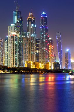 Cityscape Dubai gece