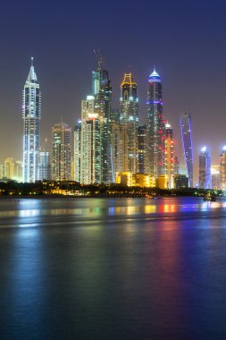 Cityscape Dubai gece