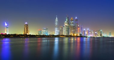 Cityscape Dubai gece