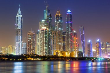 Cityscape Dubai gece