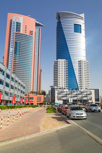 Hij grand midwest tower hotel in dubai, Verenigde Arabische Emiraten — Stockfoto