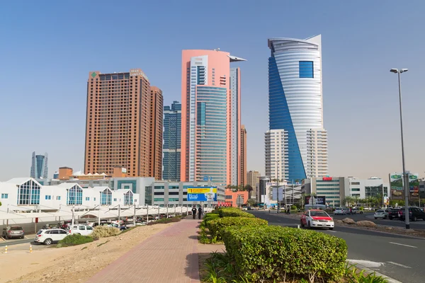Hij grand midwest tower hotel in dubai, Verenigde Arabische Emiraten — Zdjęcie stockowe