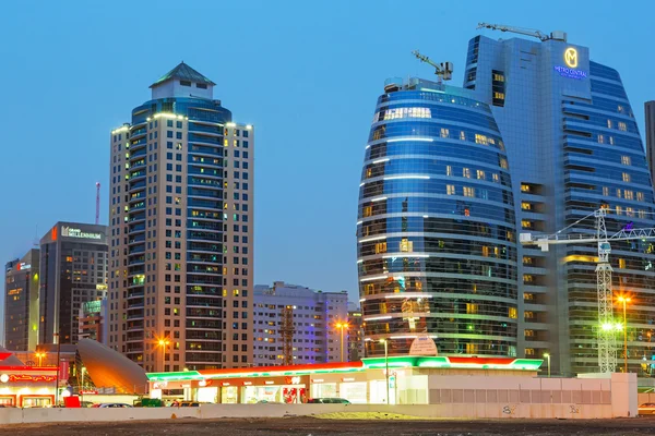 Dubai Internet City at dusk, UAE — Stock Photo, Image