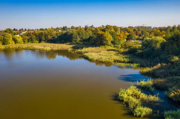 Beautiful Lake Gdansk Autumn Poland — Stock Photo, Image