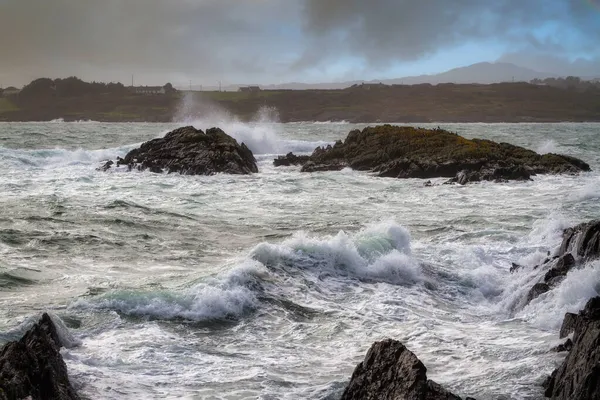 Costa Rocosa Del Océano Atlántico Cork Irlanda — Foto de Stock