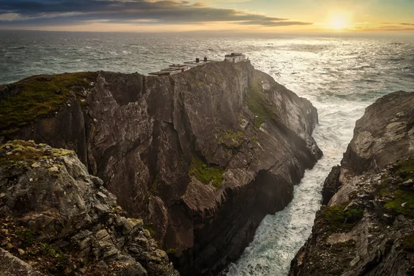 Bela Paisagem Oceano Atlântico Mizen Head Cork — Fotografia de Stock