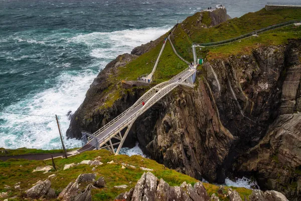 Ponte Mizen Head Cork Irlanda — Foto Stock
