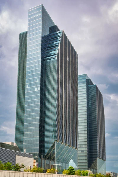 Abu Dhabii Vae März 2014 Moderne Architektur Mit Glashochhäusern Abu — Stockfoto