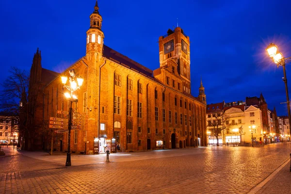 Torun Poland February 2022 Beautiful Architecture Old Town Torun Dusk — Stock Photo, Image