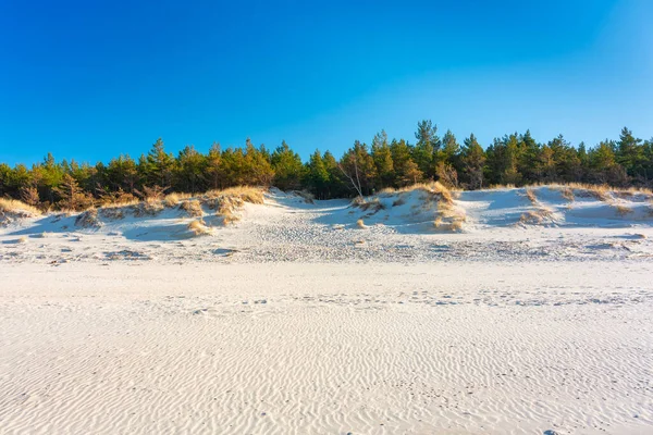 Prachtig Landschap Van Het Baltische Zee Strand Leba Polen — Stockfoto