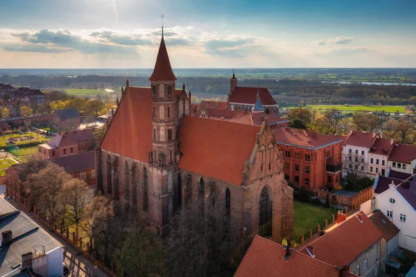 Polonya 'nın Chelmno şehrinin güzel mimarisi