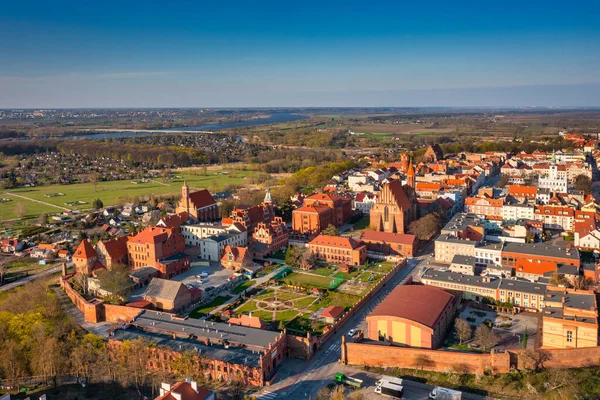 Hermosa Arquitectura Ciudad Chelmno Polonia — Foto de Stock