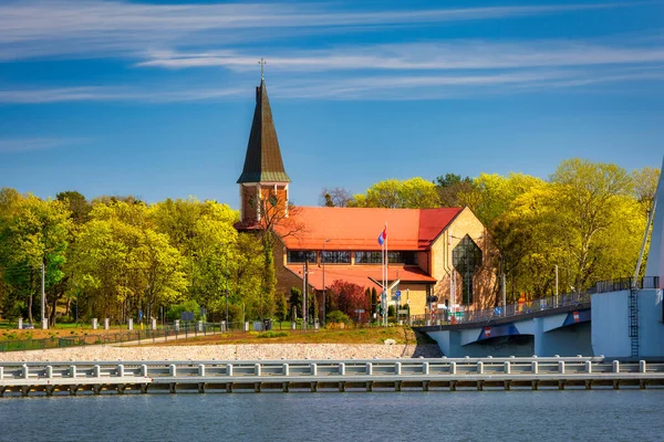 Scenery Martwa Wisla River Sobieszewo Island Baltic Sea Gdansk Poland — Stockfoto