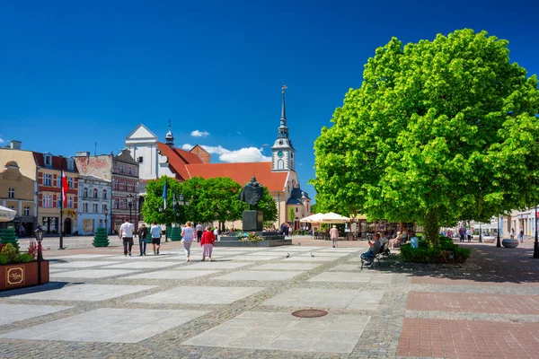 Wejherowo Polonia Giugno 2022 Bellissima Architettura Del Centro Storico Wejherowo — Foto Stock