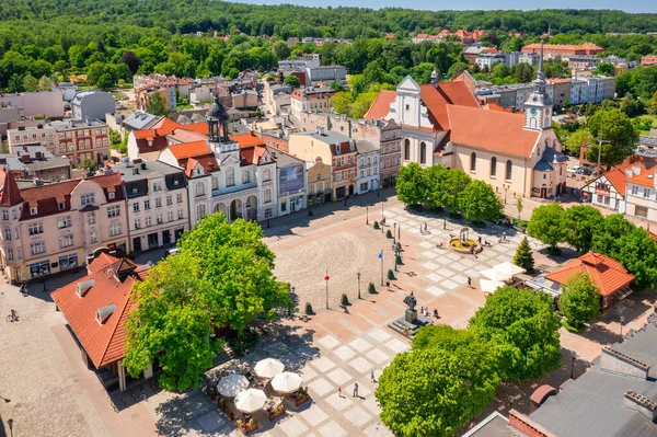 Wejherowo Polonya Haziran 2022 Yazın Wejherowo Polonya Daki Eski Şehrin — Stok fotoğraf