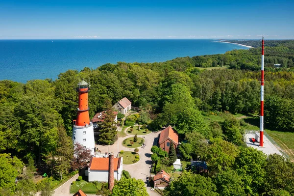 Маяк Розеви Балтийское Море Польша — стоковое фото