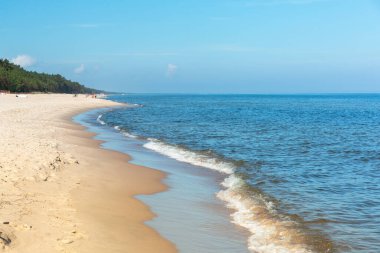 Polonya 'da Baltık Denizi' nin güzel plajı