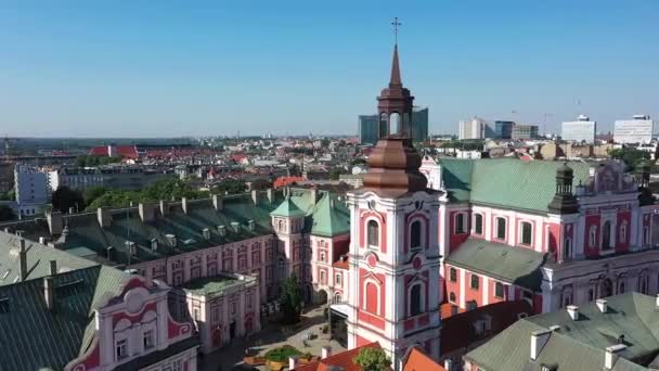 Beautiful Architecture Main Square Poznan Summer Poland — Video Stock