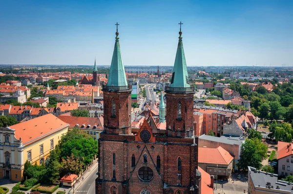 Όμορφη Αρχιτεκτονική Της Πόλης Legnica Στην Κάτω Σιλεσία Πολωνία — Φωτογραφία Αρχείου