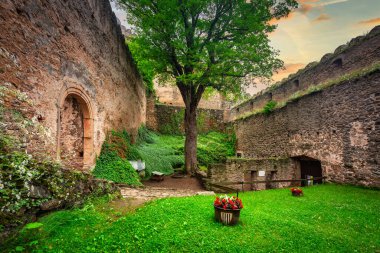 Ruins of the Chojnik Castle in Karkonosze mountains. Poland