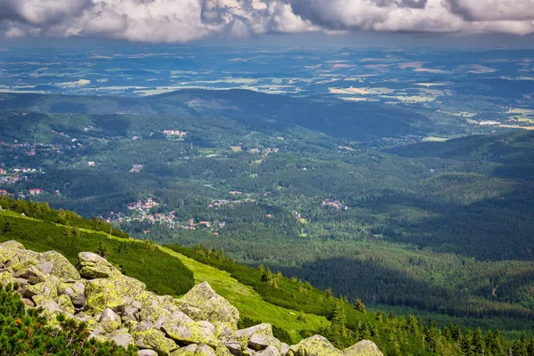 Summer Scenery Trail Mount Szrenica Karkonosze Mountains Poland — Φωτογραφία Αρχείου