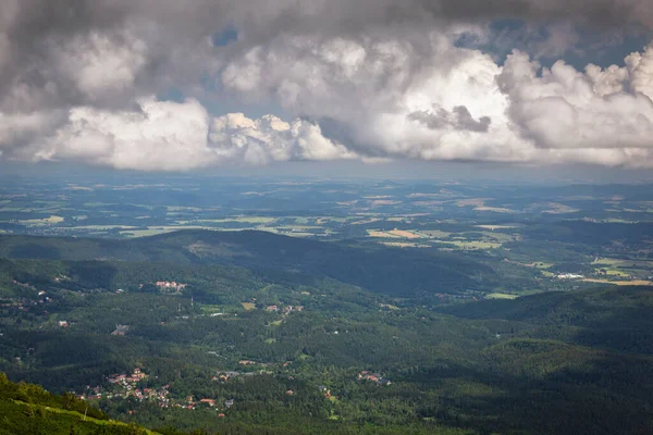 Summer Scenery Trail Mount Szrenica Karkonosze Mountains Poland — Foto Stock