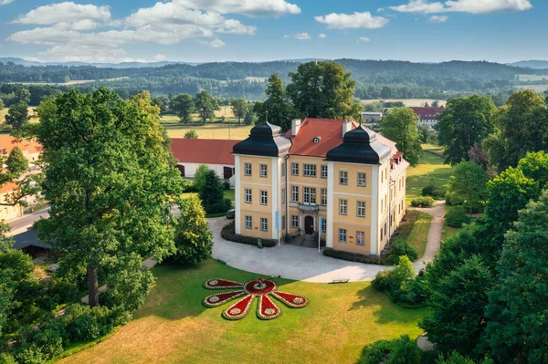 Beautiful Architecture Lomnica Palace Lower Silesia Poland — ストック写真